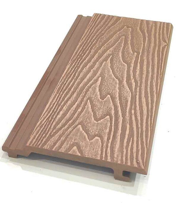 3D deep embossing cladding teak