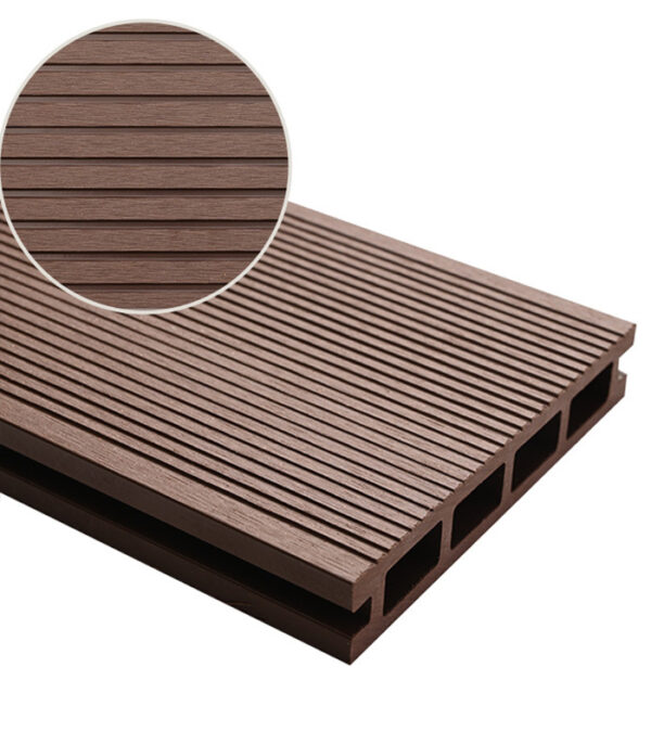 Deep Embossing Square Hollow Decking Coffee